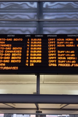 Greve geral: todos os comboios com atrasos ou suprimidos em Ermesinde